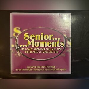 Senior Moments Game Board Game - Memory Game
